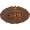 Ekena Millwork Southampton Ceiling Medallion, Hand-Painted Polished Copper, 16 1/2"OD x 2 3/8"P CM16SOPOS - alternate 2